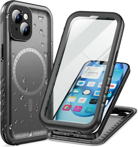 Miniatura 75 de Cozycase TOP Funda impermeable para iPhone 17 Pro Max - Grado militar resistente a todo 360 con protector de cámara de pantalla, doble IP68 a prueba