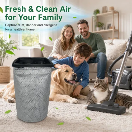 Miniatura 7 de Paquete de 6 bolsas de filtro de tela CH3000 de repuesto para Hoover Porta Power Swingette S1015 S1029 CH30000 Aspiradora comercial de repuesto