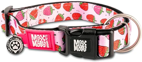 Miniatura 34 de Max & Molly Urban Pets Smart ID - Collar para perro con etiqueta de seguridad QR Gotcha! para mascotas y perfil de mascota personalizado, neopreno