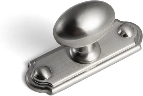 Miniatura 24 de Goo-Ki 1.2 Pulgadas (36MM) Manijas de Gabinete Ovaladas de Latón Antiguo, Aleación de Zinc para Cajones de Vestidor Armario, 6 Empaquetadas