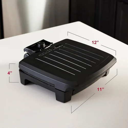 Miniatura 8 de Parrilla eléctrica de contacto sumergible GEORGE FOREMAN® Contact Submersible™, parrilla de 5 porciones - Control de temperatura ajustable, placas