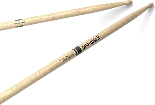 Miniatura 6 de ProMark Baquetas de batería Classic Attack 727 Shira Kashi Oak Baquetas, punta ovalada de nailon, un par