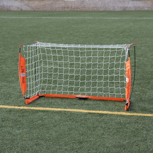 Miniatura 2 de Bownet Red de portería de fútbol portátil (3 x 5 pies) de configuración rápida, marco de acero duradero con recubrimiento de polvo, para interiores