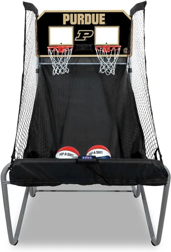 Pop-A-Shot - Home Dual Shot with NCAA Graphics l Sensor Scoring l 16 Game Modes l 7 Balls l Foldable Storage l for All NCAA Fans
