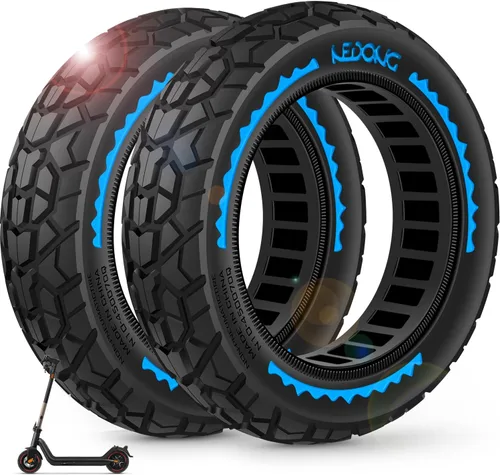 Miniatura 14 de BANGTING 2 piezas de actualización de neumáticos sólidos 50/75-6.1 para scooter todo terreno, neumáticos sin cámara de 8.5x2 pulgadas para Gotrax