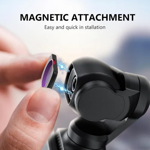 Miniatura 4 de STARTRC Juego de filtros NDPL para DJI Osmo Pocket 4/3 Creator Combo Accesorios – Paquete de 4 ND/PL16, ND/PL 32, ND/PL 64, ND/PL256 (magnético)