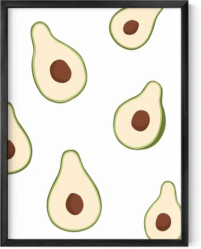 Miniatura 12 de HAUS AND HUES Fruit Art - Imagen de melocotón, decoración de pared de cocina, impresión de baño (marco beige, 24 x 36)
