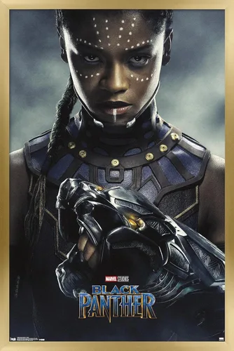 Miniatura 14 de Trends International Marvel Cinematic Universe - Póster de pared de una hoja de Shuri, Black Panther, 22.375 x 34 pulgadas, versión enmarcada