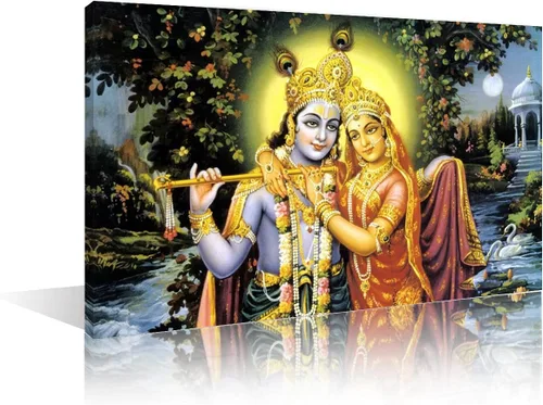 Miniatura 27 de TUMOVO Lord Ganesha - Decoración de pared Ganapati de Deidad india, cuadros impresos en lienzo, pósteres de pintura hinduismo cultural hindú