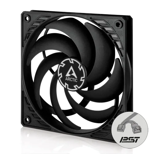 Miniatura 9 de ARCTIC P12 Slim PWM PST (paquete de 3) - Ventiladores de PC, ventilador de carcasa de 4.724 in con tecnología PWM Sharing (PST), optimizado