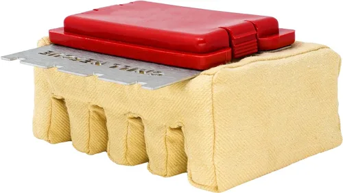 Grill Rescue Cabezal de limpieza de raspador reemplazable para barbacoa, sin cerdas, herramientas duraderas y únicas para rejillas de hierro fundido