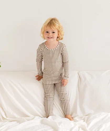Miniatura 4 de AVAUMA Conjunto de pijama de algodón para bebés y niñas de 6 meses a 7 años