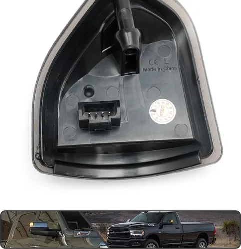 Miniatura 8 de 2 piezas de luz LED ámbar para espejo, luz de señal de giro para Dodge Ram 1500 2021 2022 2023, para Ram 1500 Classic 2022 2023, para Ram 2500 3500