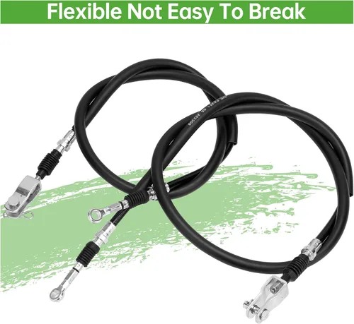 Miniatura 7 de 10L0L Juego de cables de freno de carrito de golf 2 piezas para Yamaha G8 G14 G16 G19 G20 G22 Gas y eléctrico Reemplaza el lado del pasajero OEM