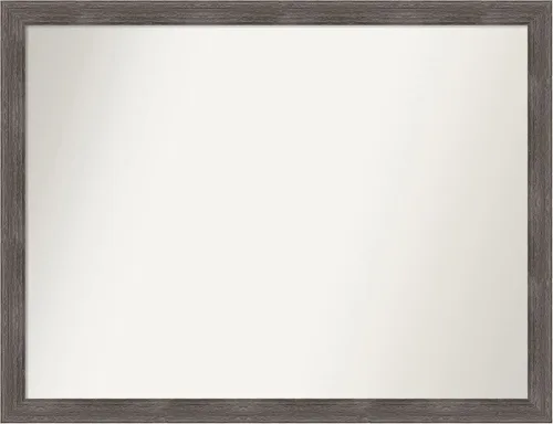 Miniatura 516 de Amanti Art Espejo personalizado, espejo de baño gris plomo a rayas, espejo de pared o espejo de tocador de baño sobre el fregadero