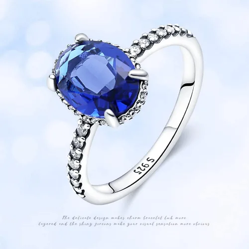 Miniatura 6 de KUNSIR Lindos y delicados anillos de plata de ley 925 para mujer, anillos delicados, anillos de piedras preciosas, joyería de boda, joyería