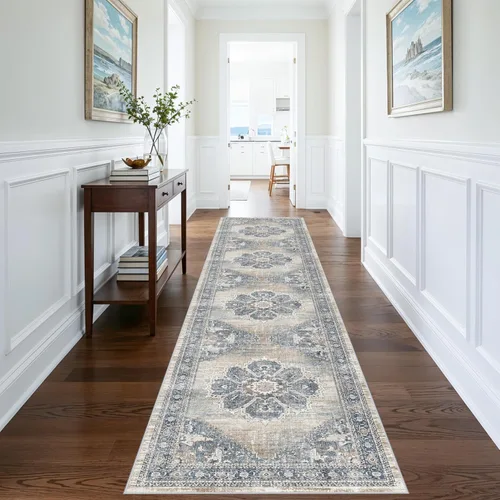 Miniatura 45 de YOUFORTONG Alfombras Corredoras de 2x10 para Pasillos, Alfombra de Cocina Suave, Alfombra Corredera Antideslizante con Respaldo de Goma para Baño