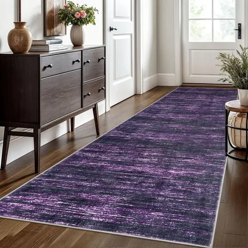 Miniatura 102 de SIILOOM 2 x 3 Alfombra moderna y abstracta para entrada, alfombra neutra azul marino gris multicolor súper suave de área pequeña, alfombras lavables