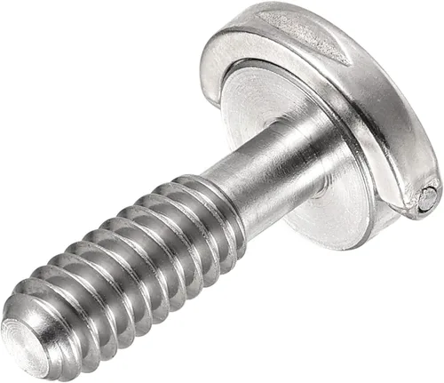 Miniatura 3 de uxcell Tornillo de trípode para cámara - Adaptador de tornillo de montaje macho de 1/4 pulgadas ranurado de 0.79 pulgadas de longitud para soporte