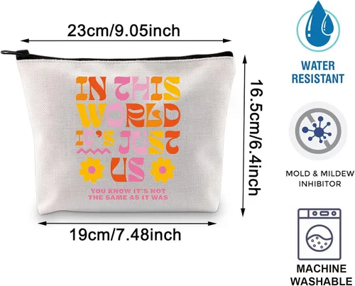 Miniatura 2 de BLUPARK Bolsa de maquillaje inspirada en el cantante, álbum de mercancía para cantante, bolsa de maquillaje para cantante, regalo para fanáticos