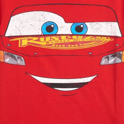 Miniatura 5 de Disney Pixar Cars Tow Mater Lightning McQueen - Paquete de 3 camisetas para niños grandes