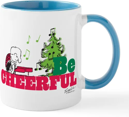 Miniatura 11 de CafePress Peanuts Gang Christmas Taza de Café de Cerámica de 11 oz (325 ml)
