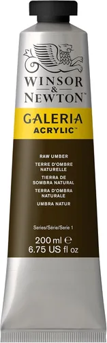 De Galería Winsor & Newton: Tubo de color acrílico Umber crudo