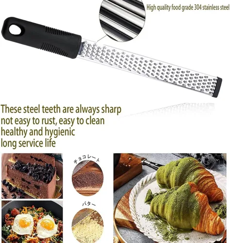 Miniatura 8 de Descorazonador de pimienta jalapeño, rallador de queso zester de limón, deseeder de núcleo para jalapeños, chiles, plátanos, pimientos, calabacines