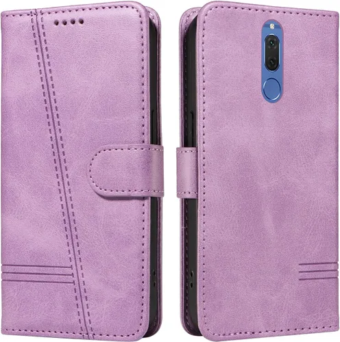 Miniatura 166 de Funda con tapa para Huawei Nova Lite 3, protección de 360 grados, a prueba de golpes, de piel sintética, con función atril y 3 ranuras