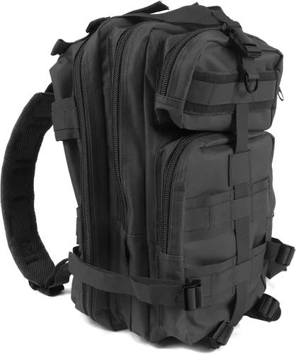 Miniatura 6 de MediTac Mochila táctica de asalto - Mochila de primeros auxilios - Mochila militar MOLLE de 18" Verde oliva (Olive Drab)