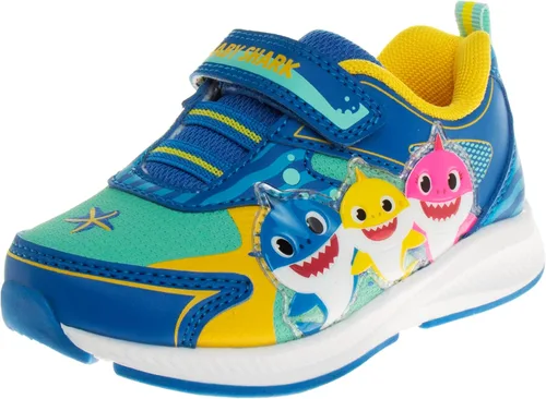 Nickelodeon Baby Shark - Santiago of The Seas - Blues Clues - Tenis ligeros y transpirables para niños (talla 6 12)