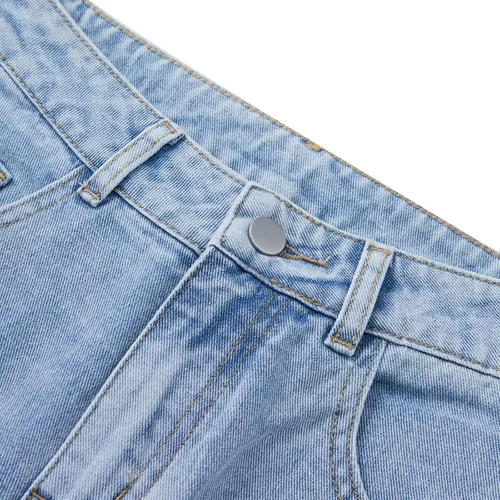 Miniatura 3 de Jeans clásicos de pierna recta de tiro medio para mujer
