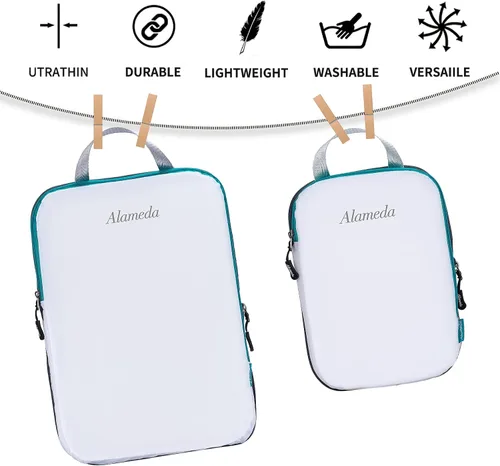 Miniatura 4 de Juego de cubos de compresión para equipaje de mano organizadores de viaje para mochila