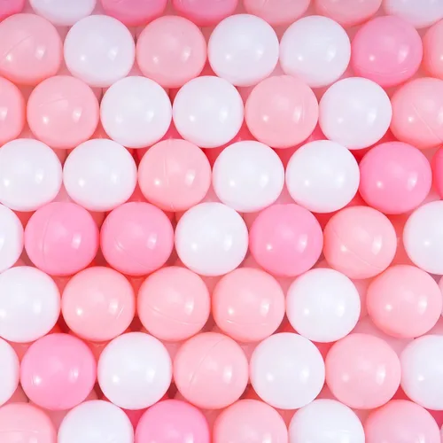 Miniatura 13 de Paquete de 100 pelotas para piscina de bolas - Bolas de plástico a prueba de aplastamiento y libres de BPA para carpa, casa de juegos, juguete