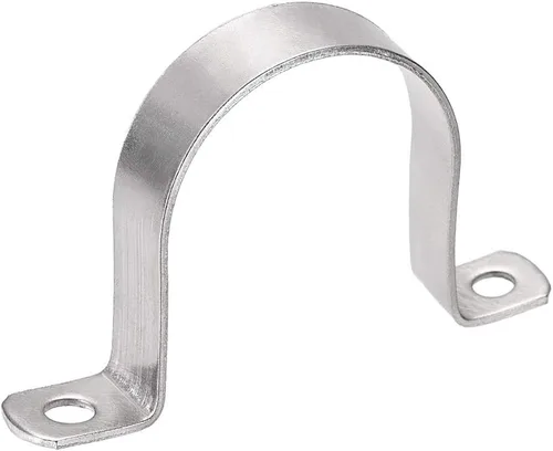 Miniatura 8 de uxcell Correa de tubo rígida de 0.630 in (0,6 pulgadas), 2 correas de tubo de agujeros 304 abrazadera de tubo de tensión de acero inoxidable 2 piezas