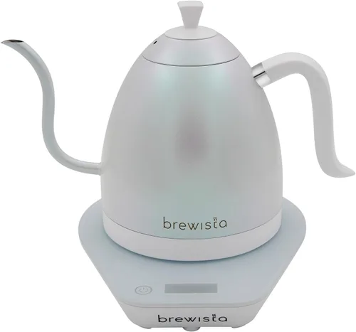 Miniatura 8 de Brewista Artisan - Hervidor eléctrico de cuello de cisne, hervidor de agua con panel LCD, control preciso de temperatura, hervido rápido y ajustes