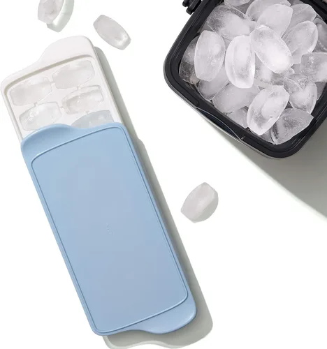 Miniatura 10 de OXO Good Grips - Bandeja para cubitos de hielo, 2 unidades, color blanco