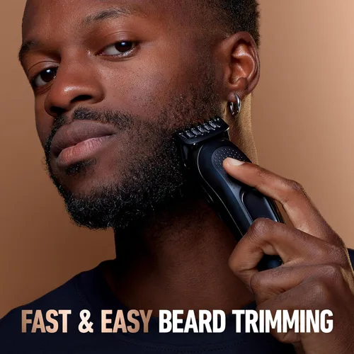 Miniatura 2 de King C. Gillette recortadora de barba inalámbrica para hombre, el kit incluye 1 recortadora, 3 peines intercambiables, 1 cepillo de limpieza, 1