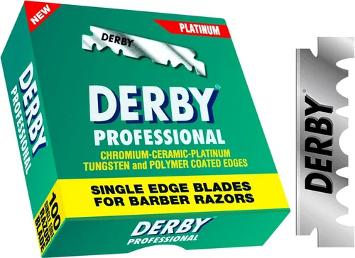 Miniatura 3 de Derby Cuchillas de afeitar profesionales de un solo filo, 100
