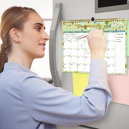 Miniatura 2 de Lbylyhxc Calendario 2027: incluye calendario mensual de pared 2027 de julio de 2026 a diciembre de 2027 a 18, 11 x 8.5 pulgadas. Papel grueso