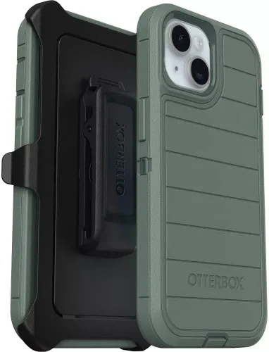 Miniatura 8 de OtterBox Funda para iPhone 14 y iPhone 13 (solamente) Defender Series - Jeans azul bebé (azul) - Sin pantalla - Resistente y duradera