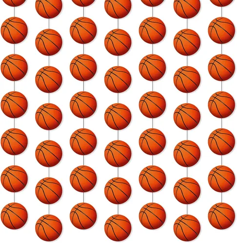 Miniatura 9 de Faccito 8 piezas de banderines de fiesta deportiva, decoraciones colgantes temáticas de deportes, guirnalda de papel para bolas de adolescentes