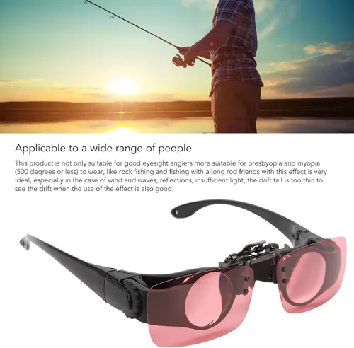 Miniatura 3 de Gafas binoculares profesionales para pesca, conciertos, observación de aves, deportes, teatro, 8 manos para adultos, longitud focal ajustable