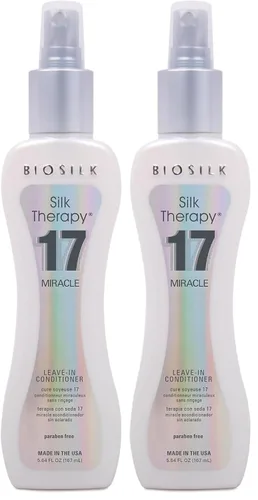 Miniatura 7 de Biosilk, Terapia con seda 17, acondicionador milagroso sin enjuague, 5.64 onzas líquidas