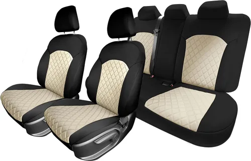 FH Group Fundas de asiento de automóvil de ajuste personalizado específicamente hechas para Kia Forte 2019-2022, fundas de asiento de automóvil de