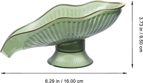 Miniatura 2 de Alipis - Jabonera autodrenante de 6.29 x 3.74 x 2.95 pulgadas, jabonera pesada para baño, fregadero, encimera de cocina con base estable y bandeja