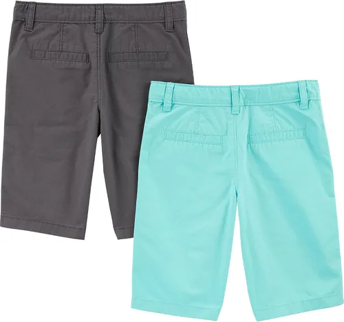 Miniatura 2 de Simple Joys by Carter's Pantalones cortos planos para niños, paquete de 2