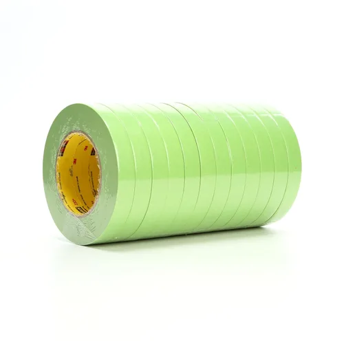 Miniatura 4 de 3M Scotch cinta de enmascarar de alto rendimiento 233+, 26334, verde, 18 mm x 55 mm, flexible, resistente a la humedad, respaldo de papel premium