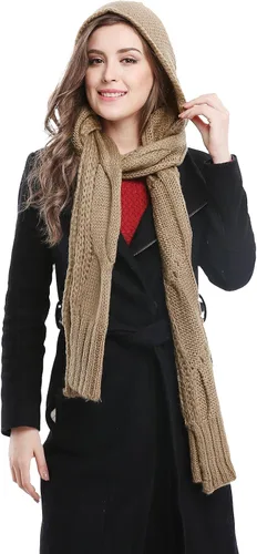 Miniatura 3 de Bellady Bufanda de punto con capucha para invierno