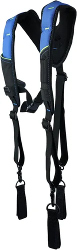 Miniatura 13 de KUNN Tirantes para cinturón de herramientas, 3 puntos acolchados de alta resistencia, bolsa de trabajo de construcción para hombres con trabillas